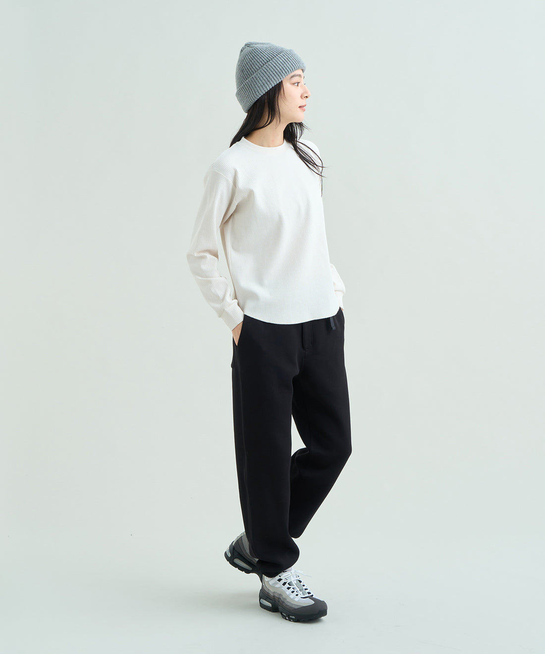 着用モデル：ウィメンズ 168cm ／ 着用サイズ：WM