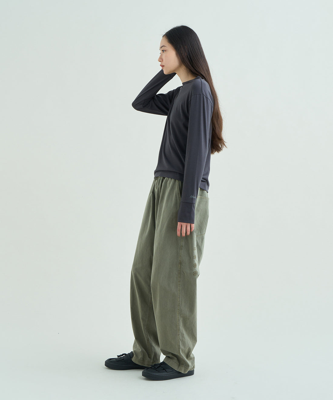 ウォッシャブルウール ロングスリーブTシャツ（ウィメンズ）
