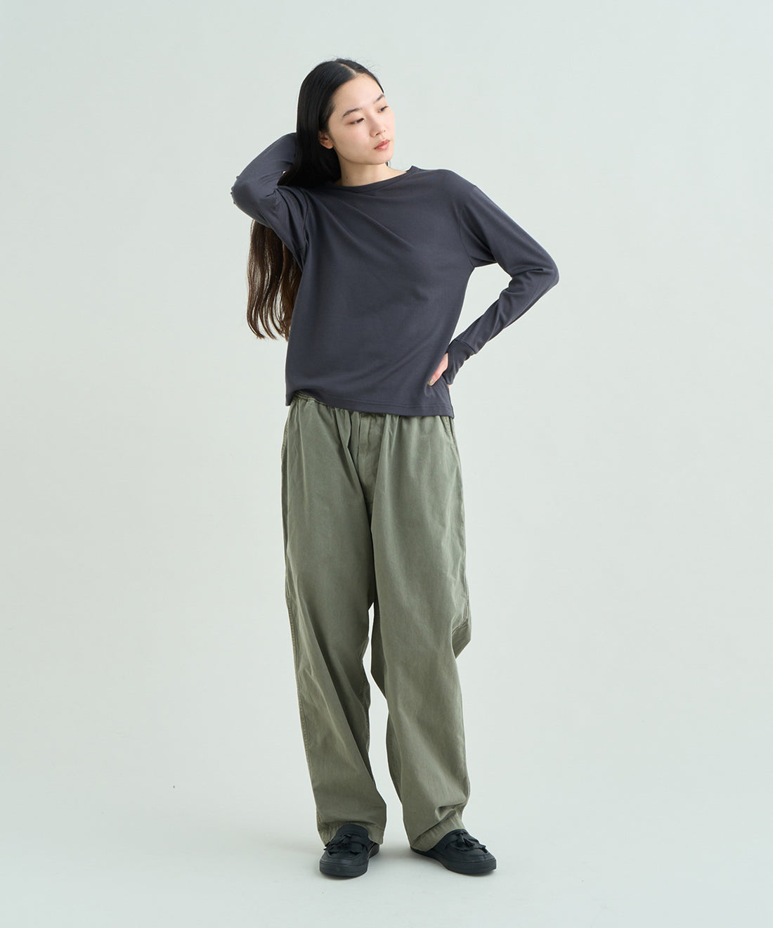 着用モデル：ウィメンズ 168cm ／ 着用サイズ：WM