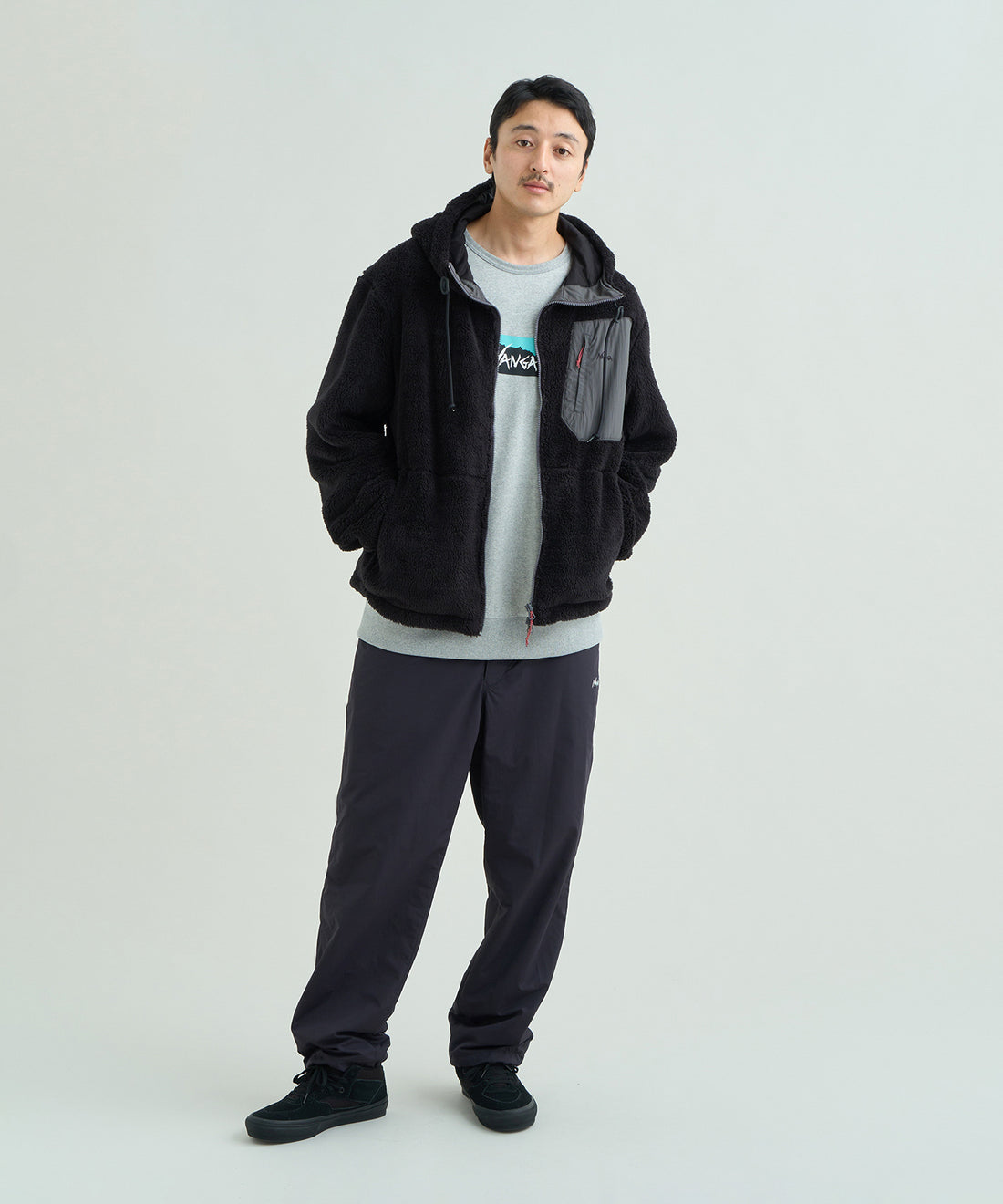 着用モデル：メンズ 185cm ／ 着用サイズ：L