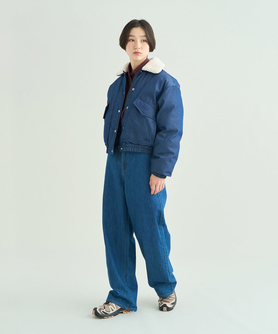 着用モデル：ウィメンズ 168cm ／ 着用サイズ：WM