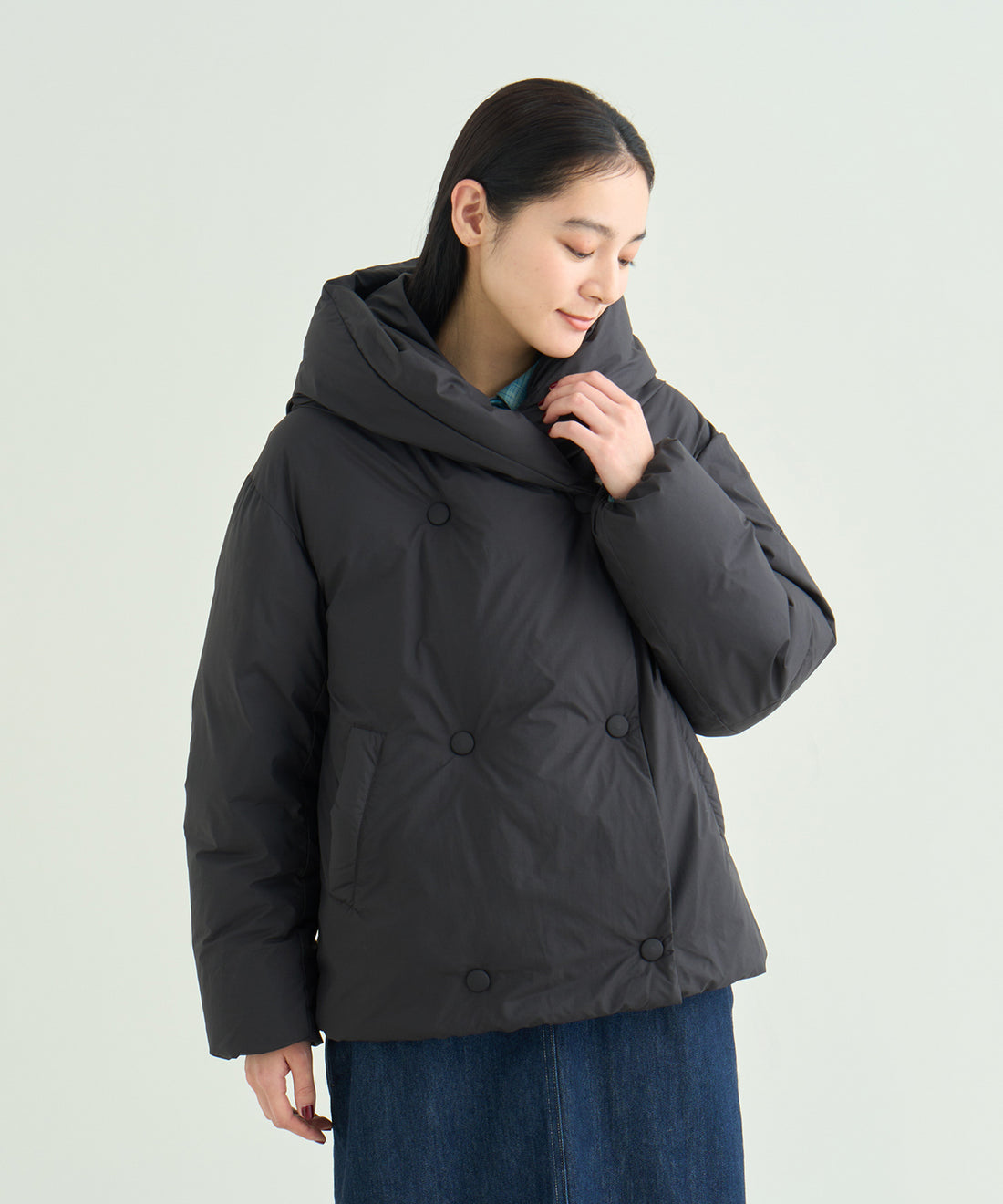 着用モデル：ウィメンズ 168cm ／ 着用サイズ：WM