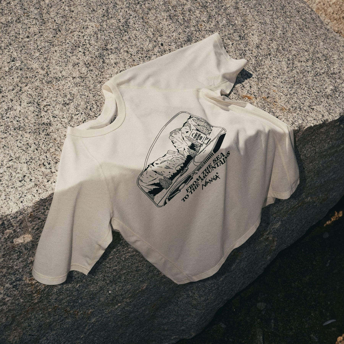 NANGA×WDS DRY MIX® (SF_YOSEMITE) S/S Tee