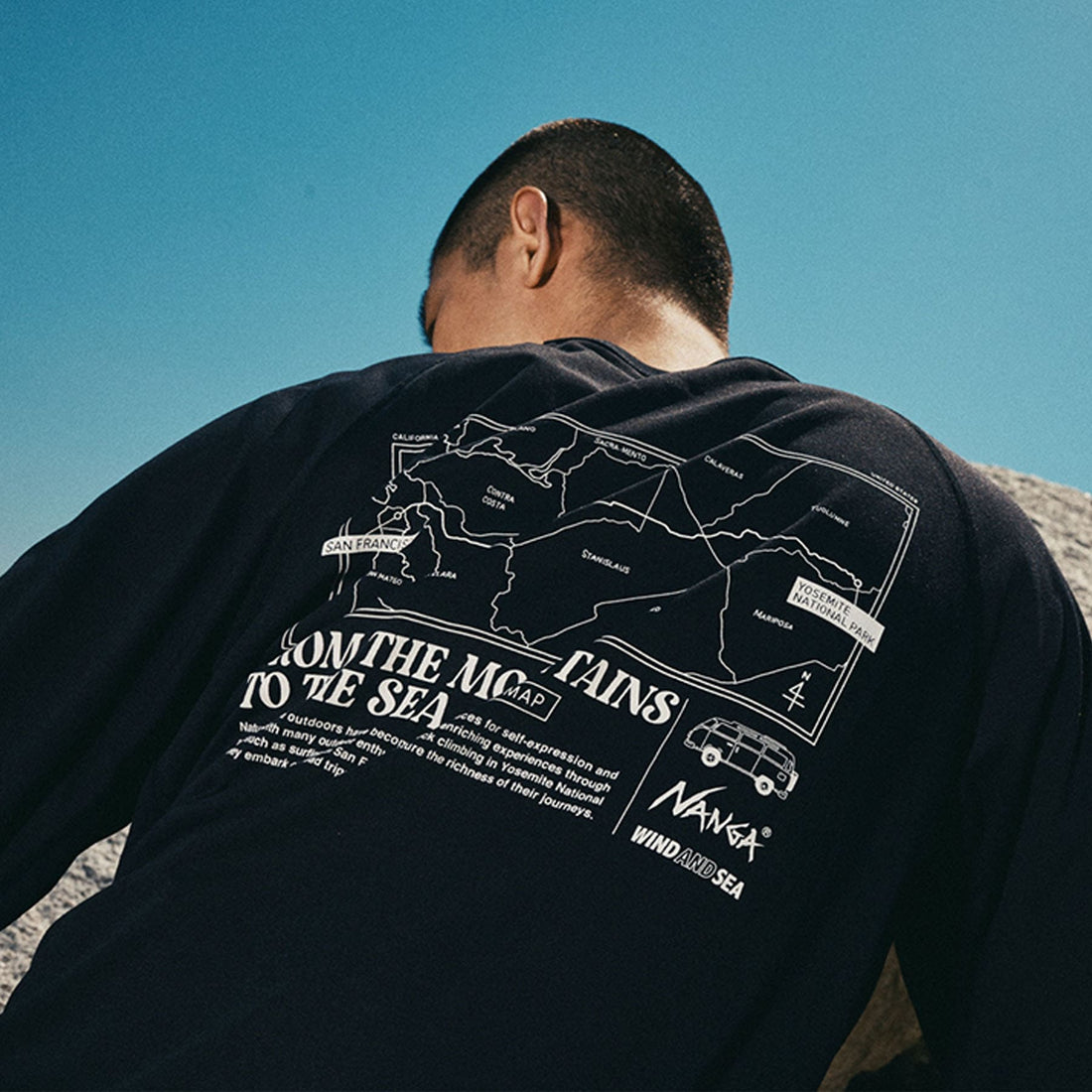 NANGA×WDS DRY MIX® (YOSEMITE_SF) S/S Tee