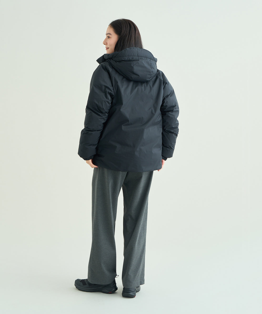 着用モデル：ウィメンズ 168cm ／ 着用サイズ:WMサイズ