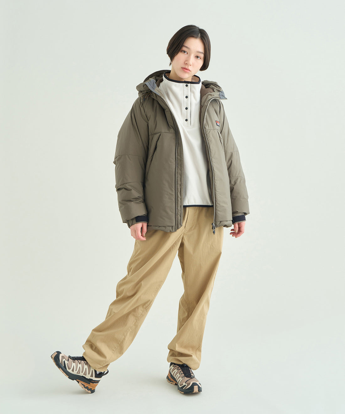 着用モデル：ウィメンズ 168cm ／ 着用サイズ:WMサイズ