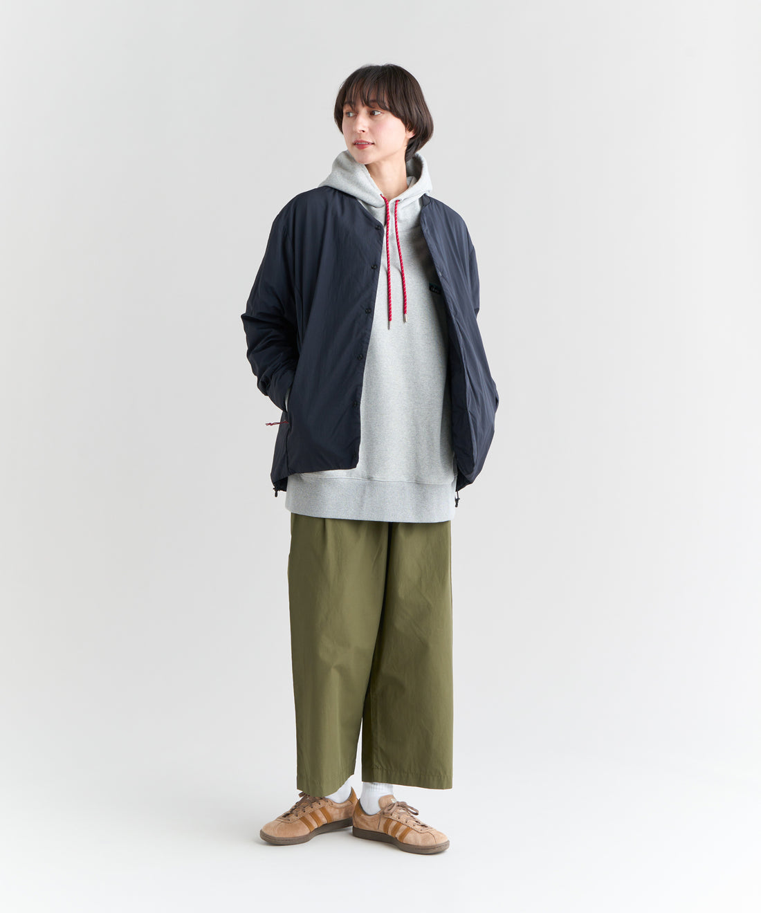 着用モデル：ウィメンズ 168cm ／ 着用サイズ：S