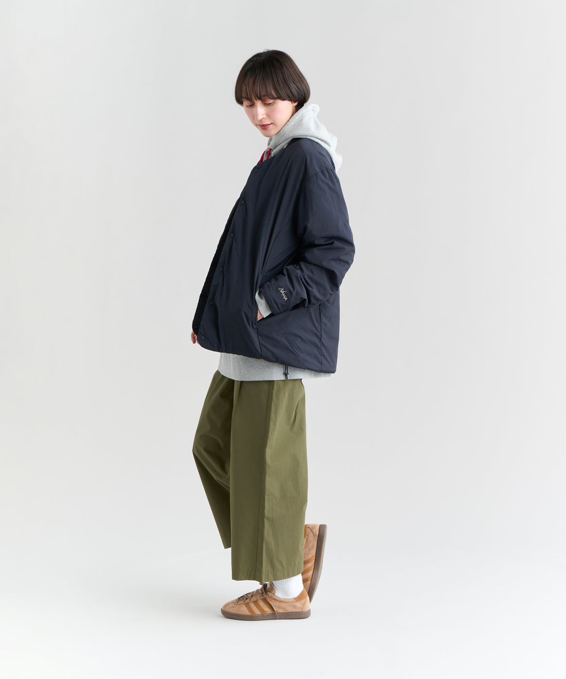 着用モデル：ウィメンズ 168cm ／ 着用サイズ：S