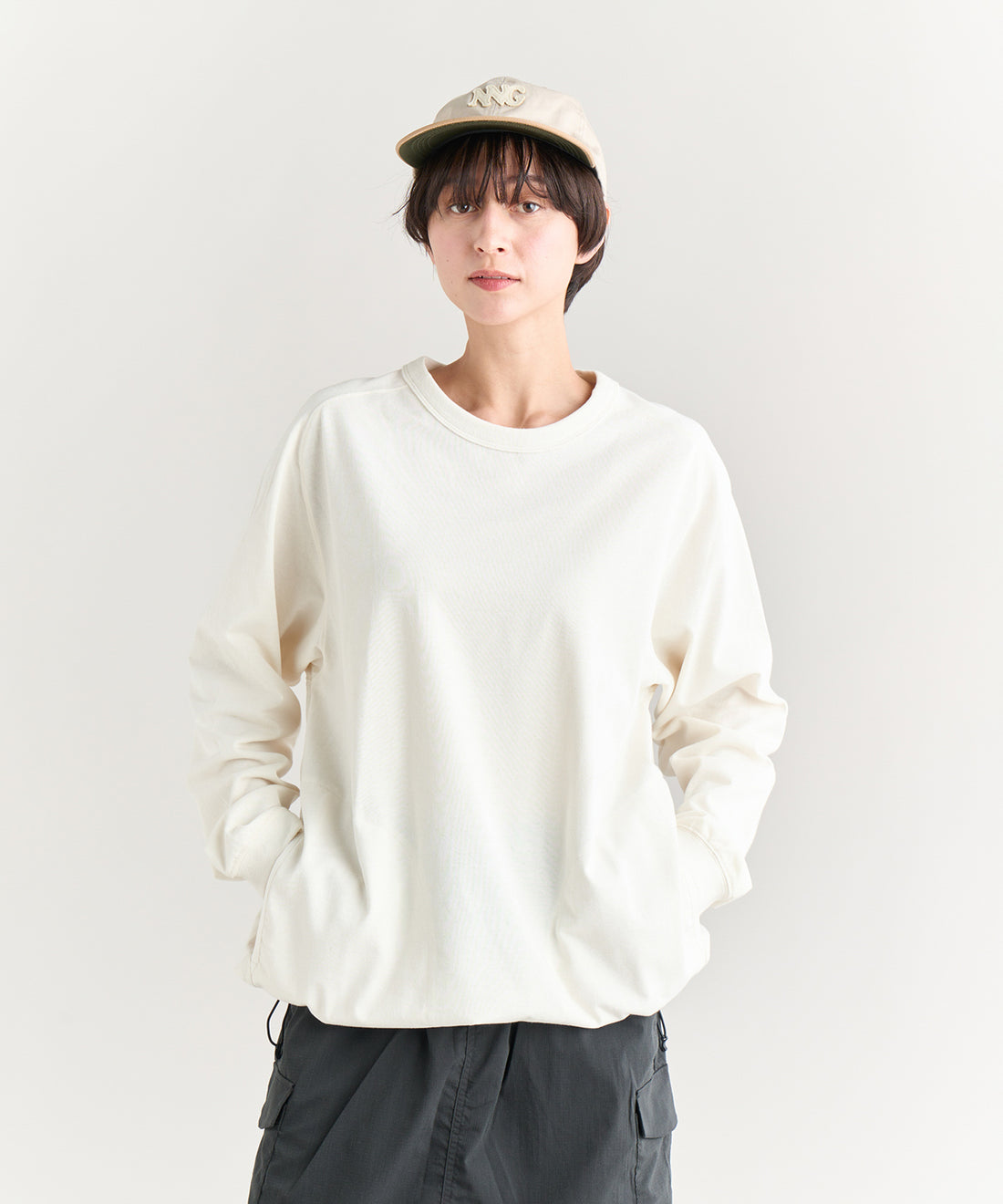 着用モデル：ウィメンズ 168cm ／ 着用サイズ：M