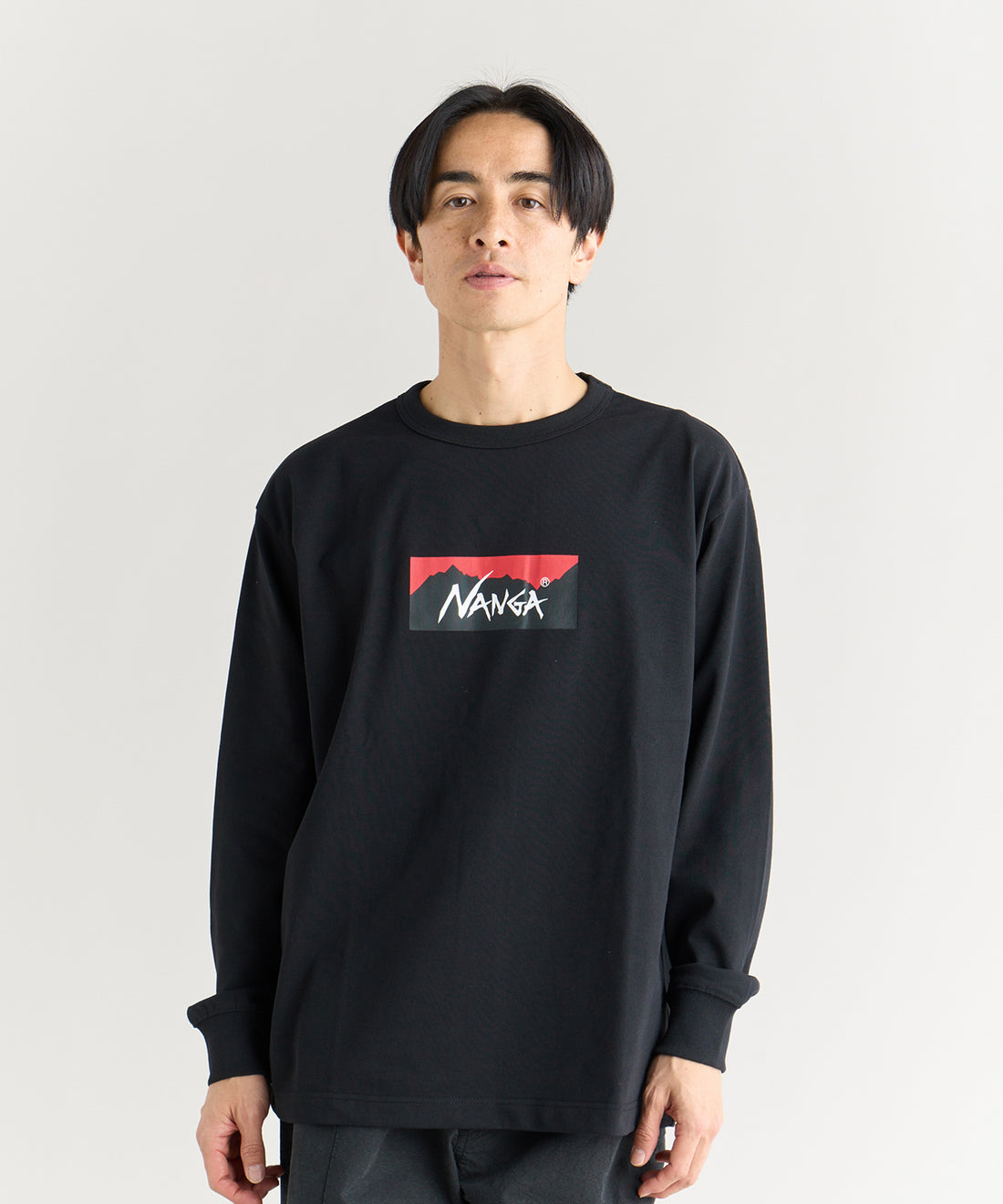 エコハイブリッド ボックスロゴ ロングスリーブTシャツ
