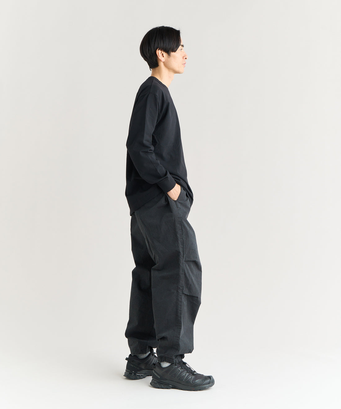 エコハイブリッド ボックスロゴ ロングスリーブTシャツ