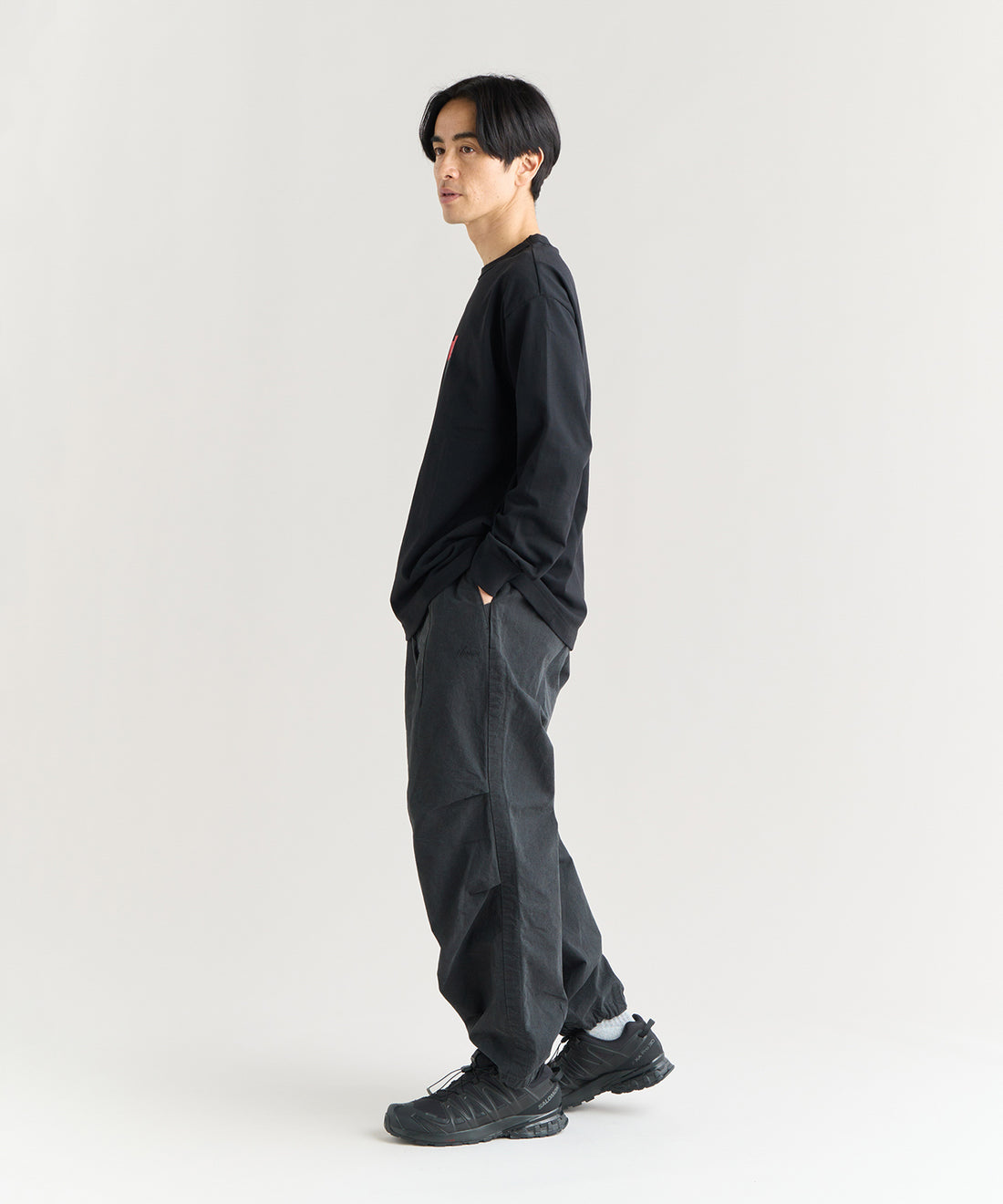 エコハイブリッド ボックスロゴ ロングスリーブTシャツ