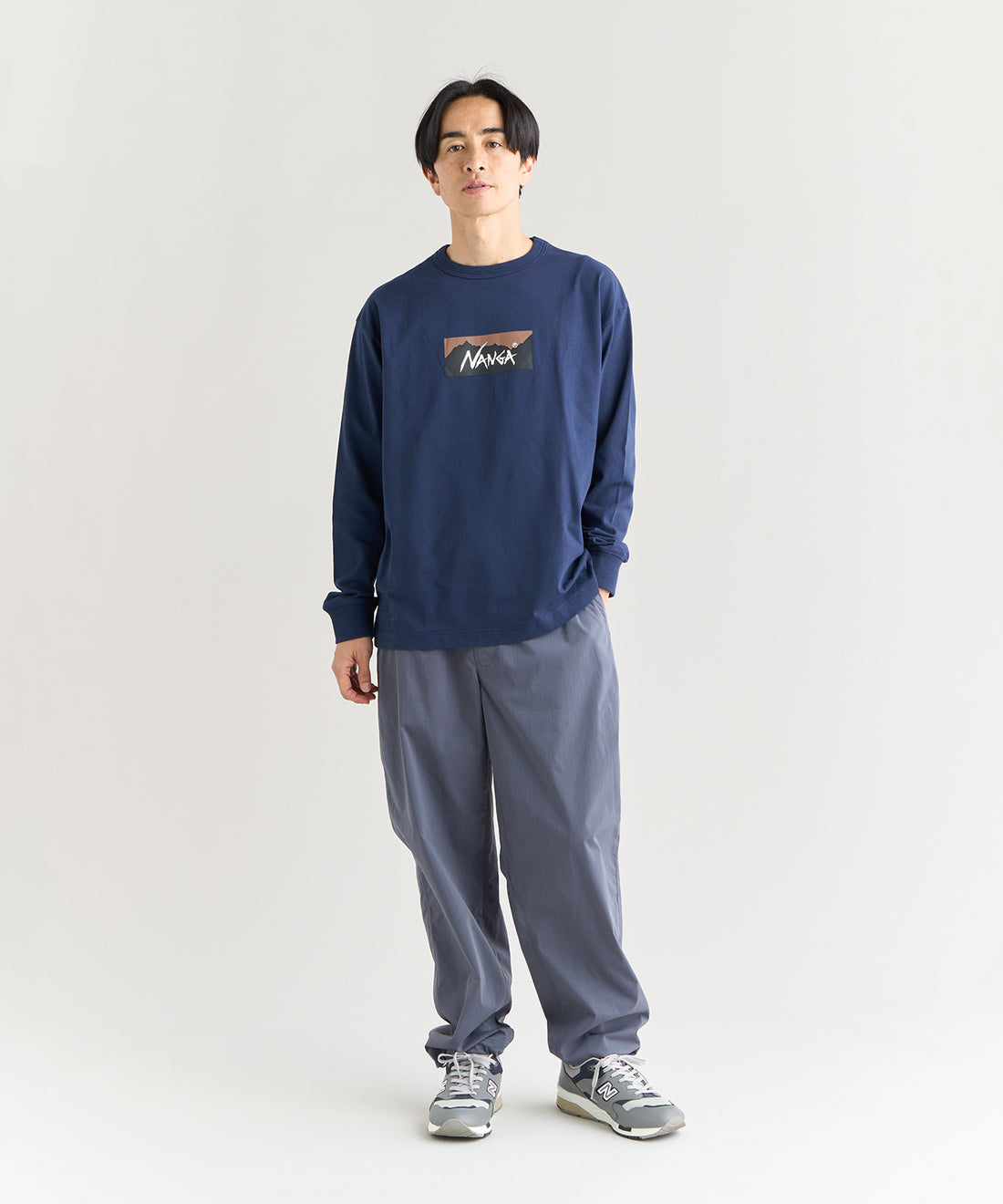 エコハイブリッド ボックスロゴ ロングスリーブTシャツ