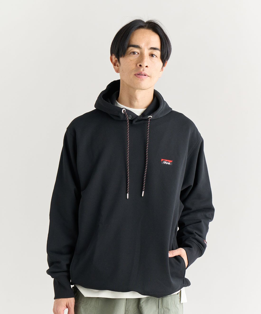 着用モデル：メンズ 180cm ／ 着用サイズ：L