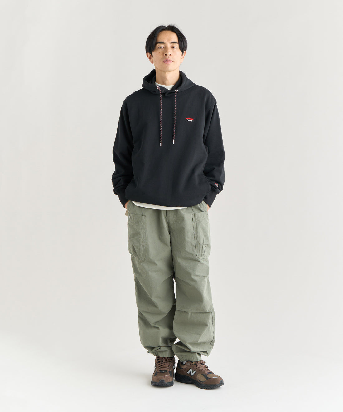 着用モデル：メンズ 180cm ／ 着用サイズ：L