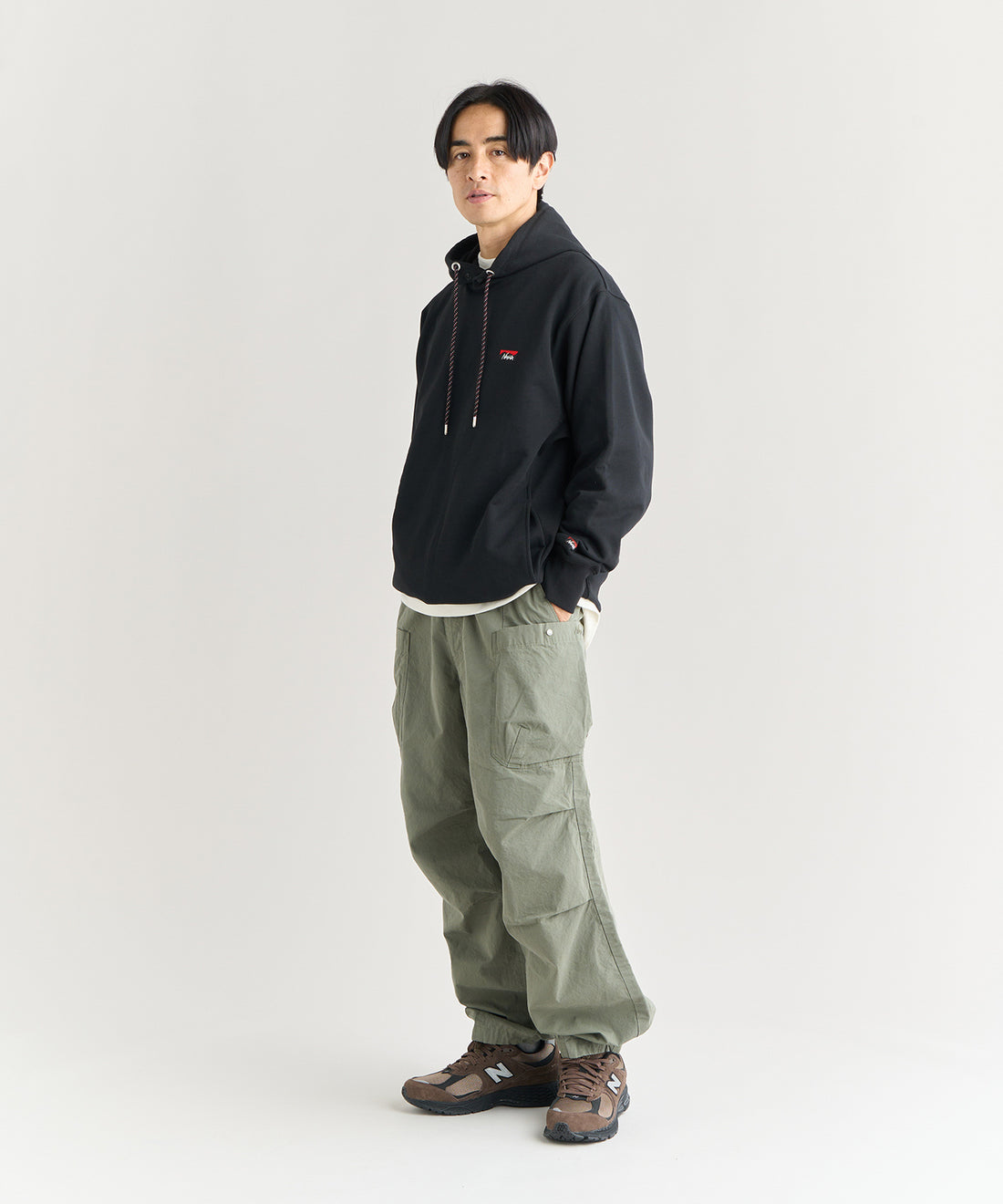 着用モデル：メンズ 180cm ／ 着用サイズ：L