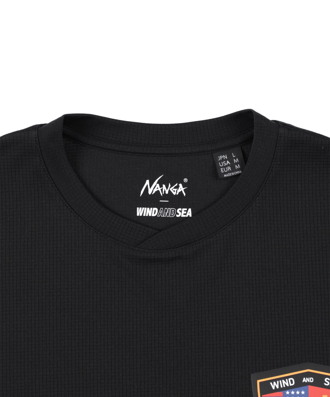 NANGA×WDS POWER DRY EMBLEM TEE
