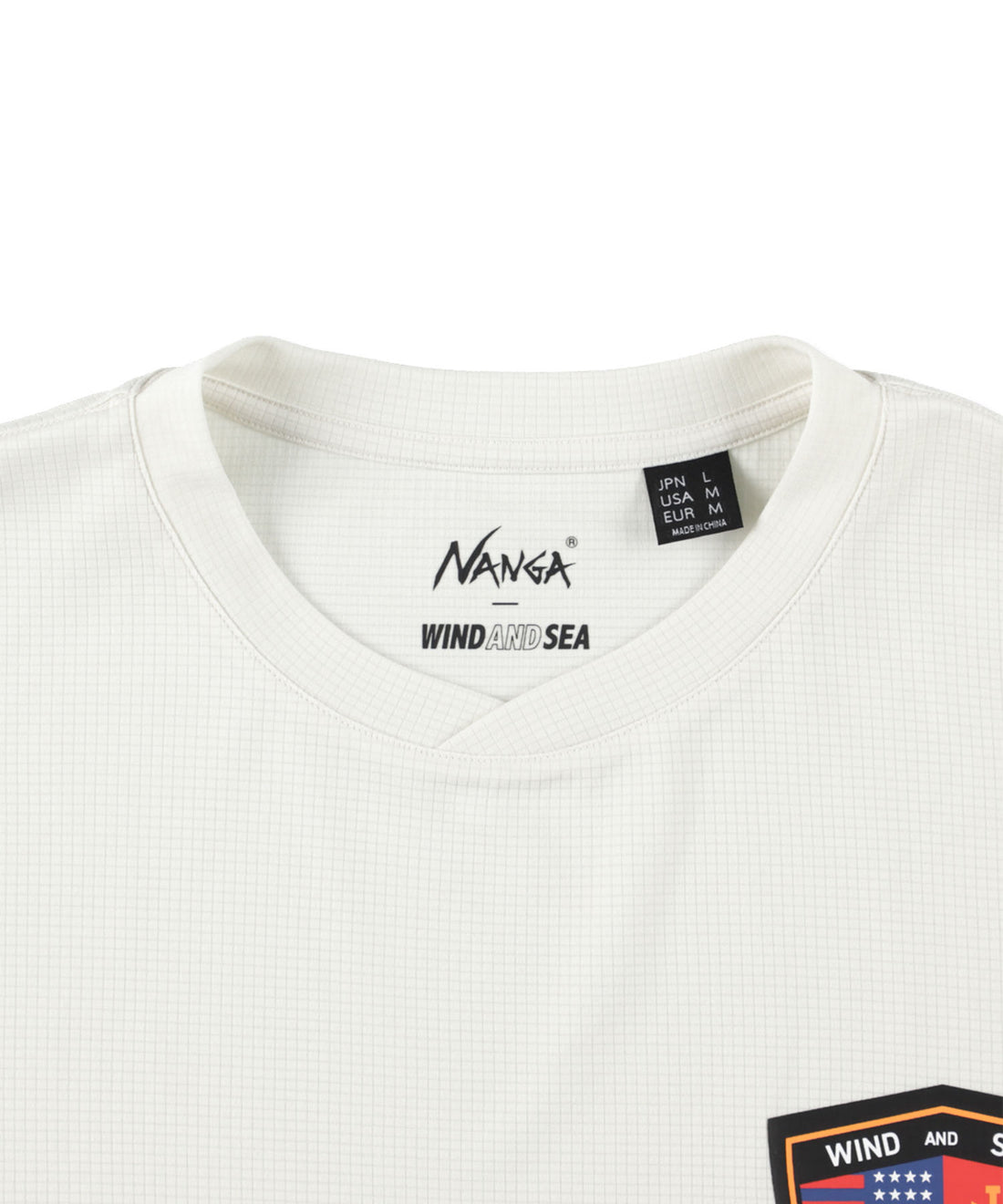 NANGA×WDS POWER DRY EMBLEM TEE