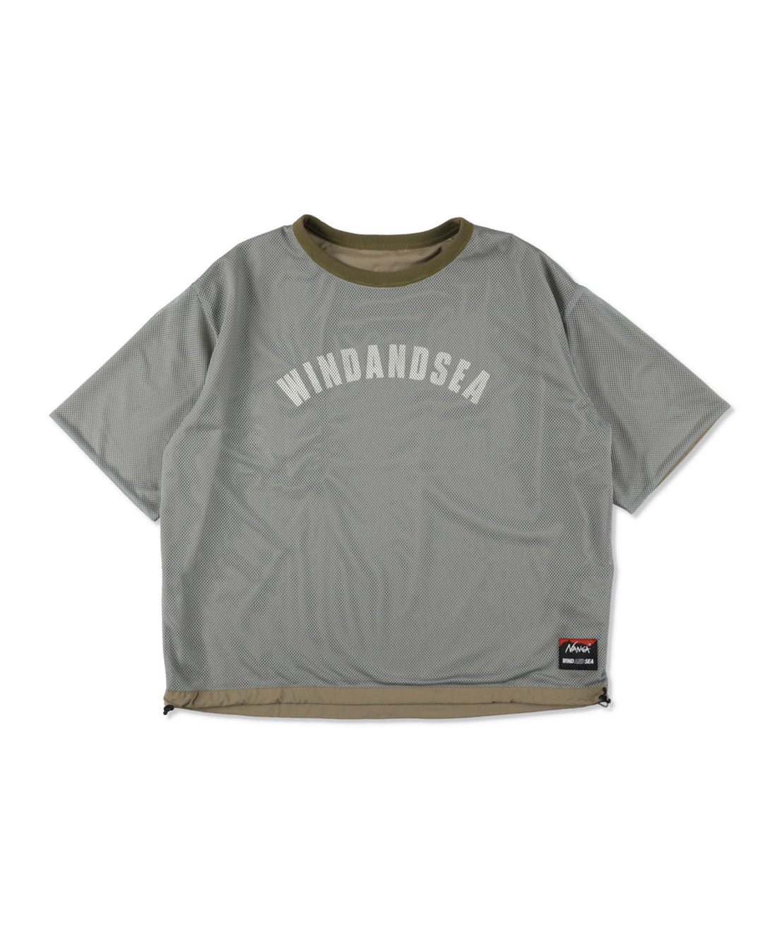 NANGA×WDS PHANTOM GRID REVERSIBLE TEE