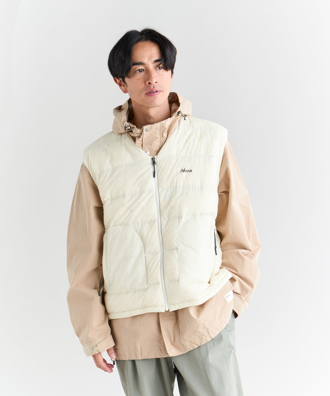 着用モデル：メンズ 180cm ／ 着用サイズ：L