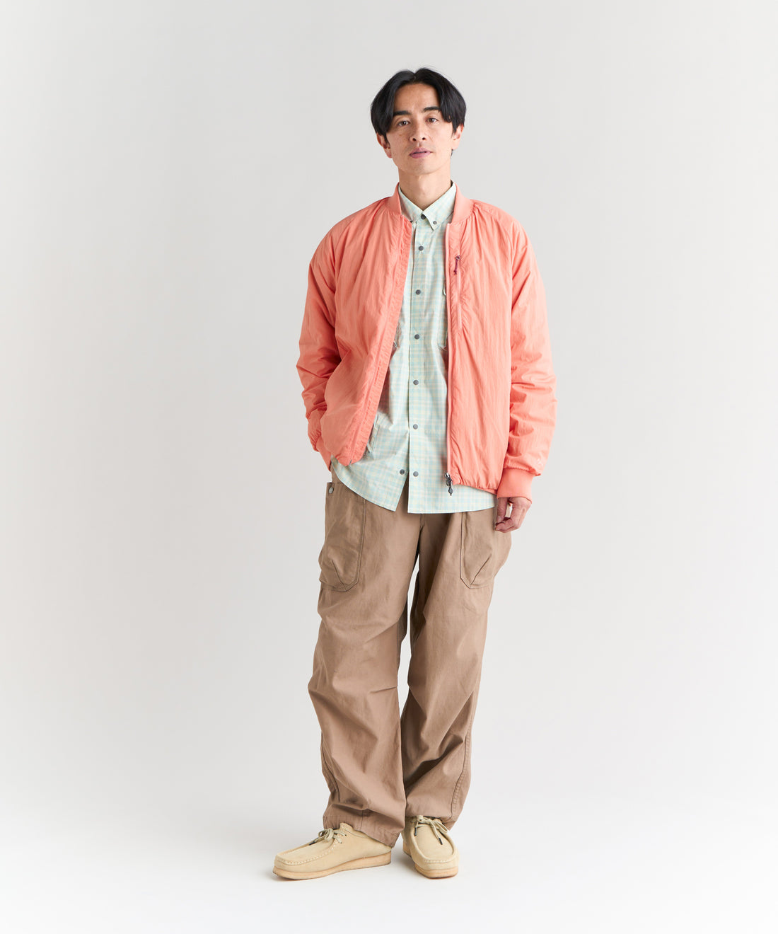 着用モデル：メンズ 180cm ／ 着用サイズ：L