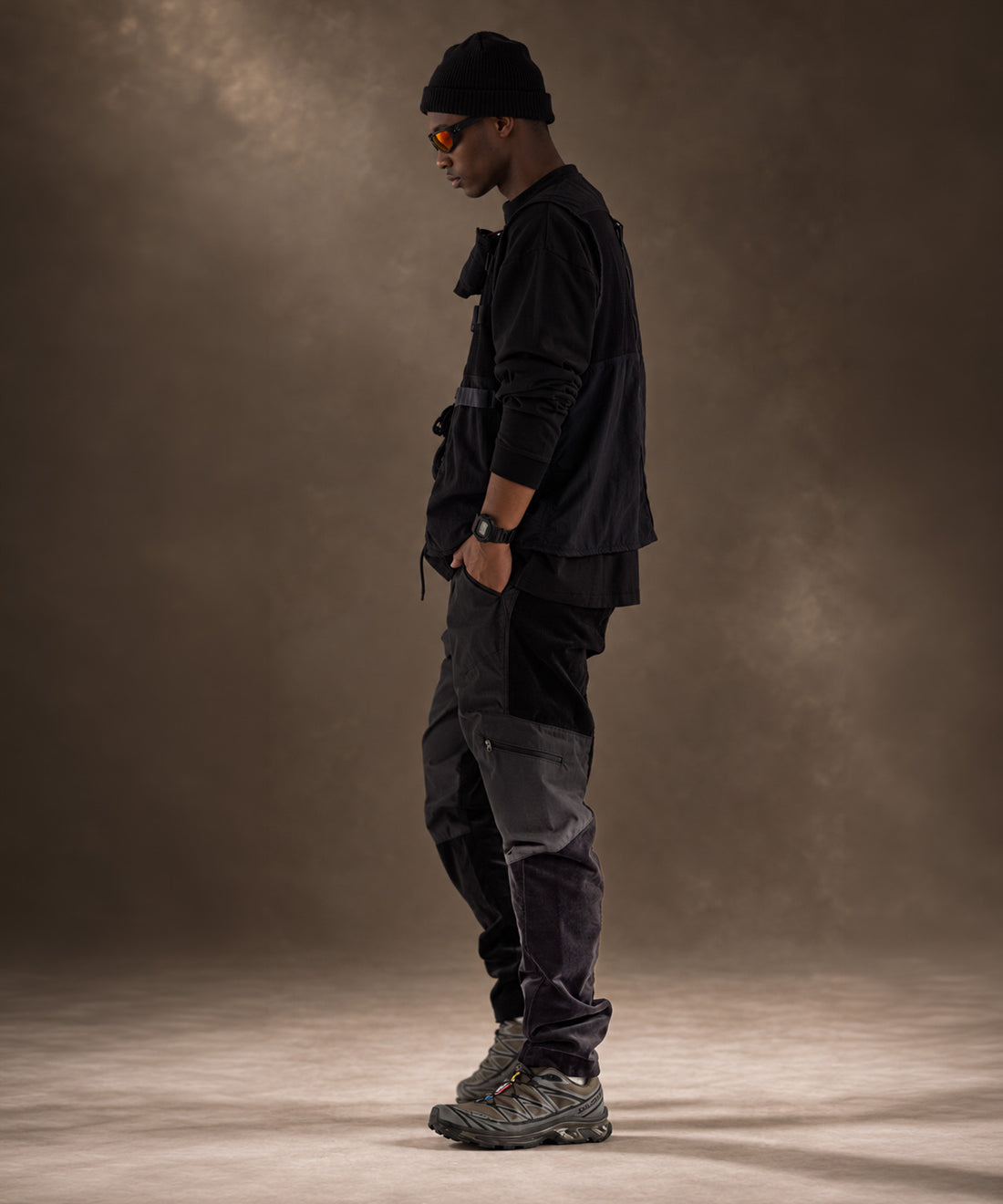 3D TAPERED KNEE ZIP (HK-S138)