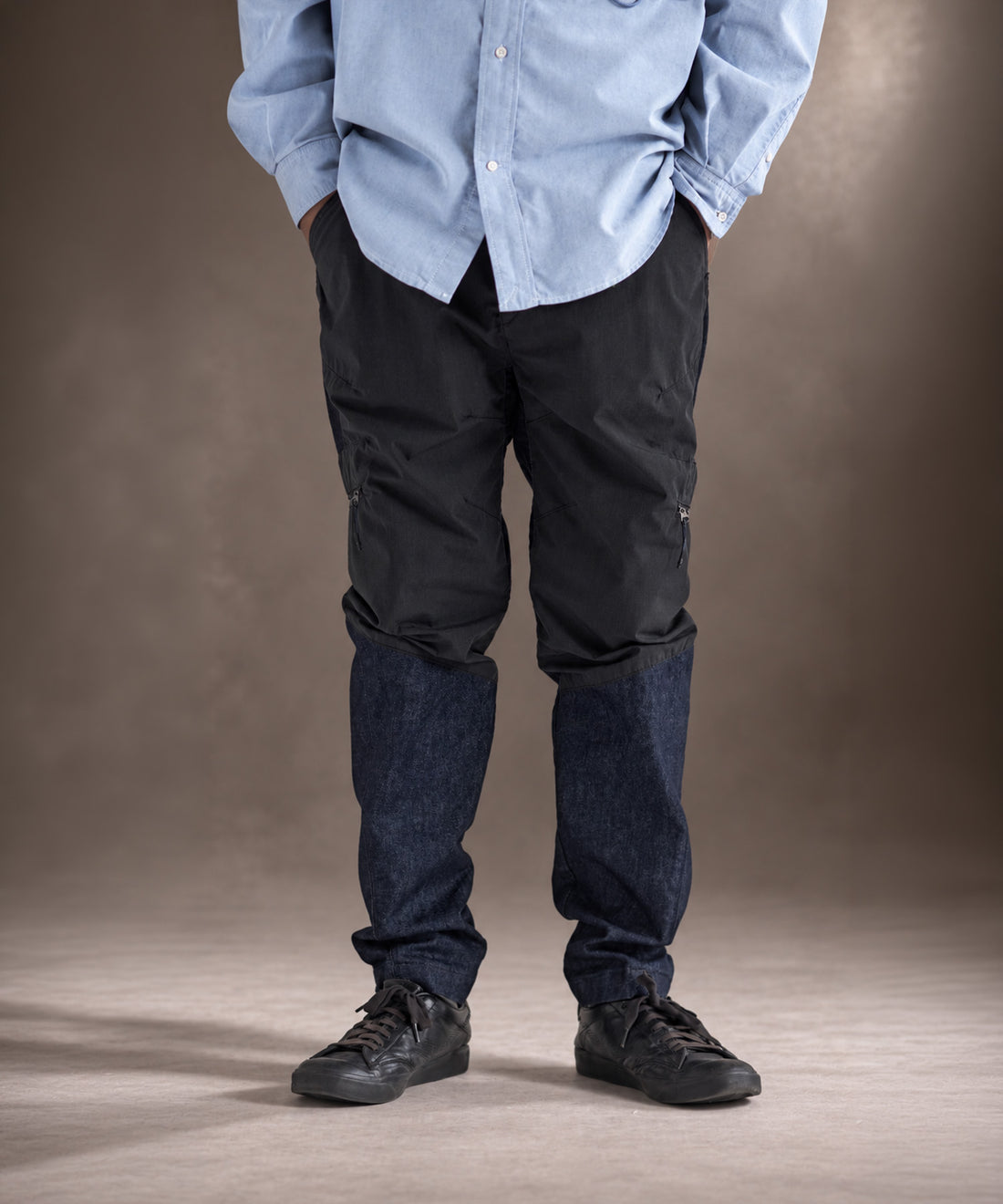 3D TAPERED KNEE ZIP (HK-S138)