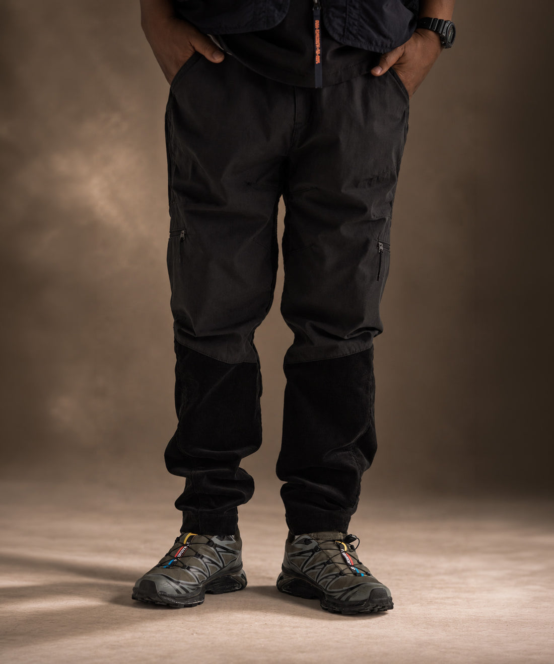 3D TAPERED KNEE ZIP (HK-S138)