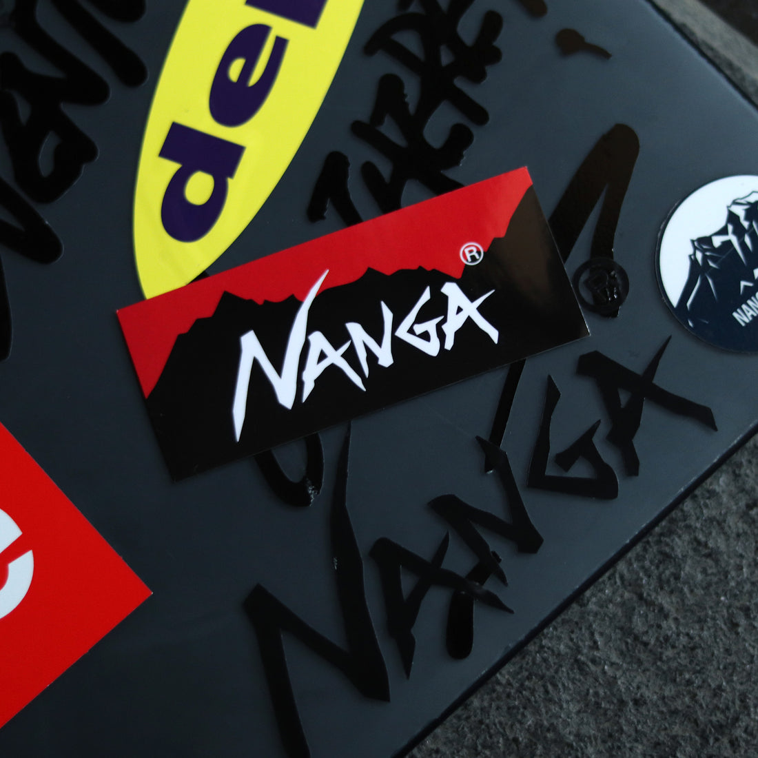 NANGA LOGO STICKER / ナンガロゴステッカー (4698180780079)